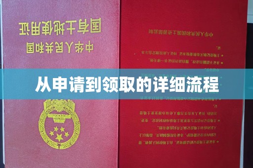 通江从申请到领取的详细流程