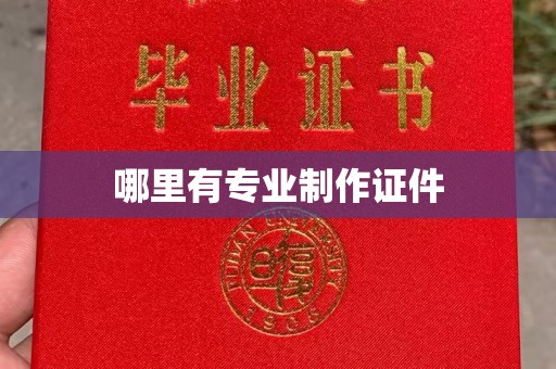 通江哪里有专业制作证件