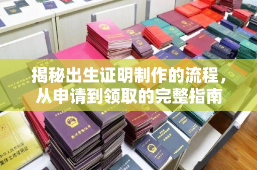 通江揭秘出生证明制作的流程，从申请到领取的完整指南
